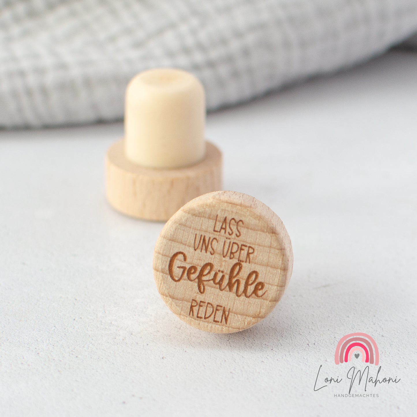 Weinkorken graviert - verschiedene Motive