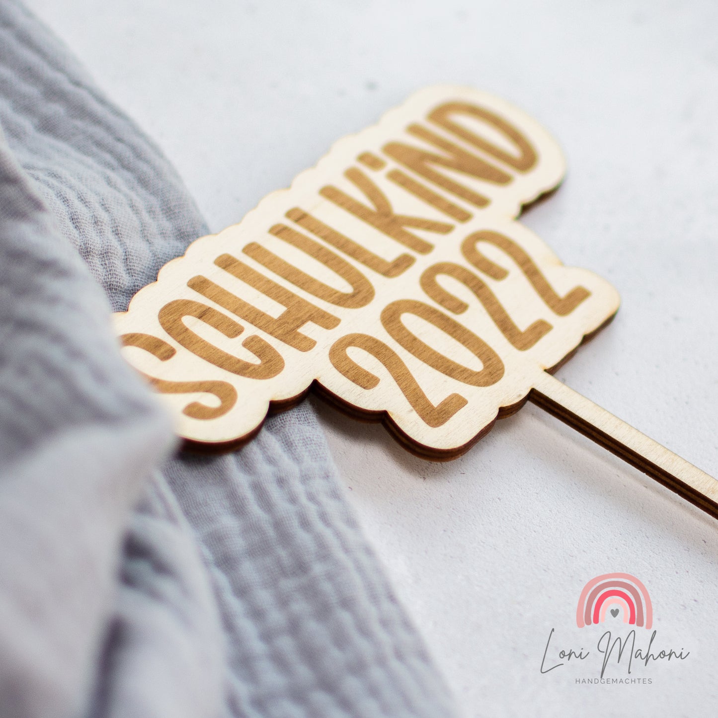 Cake Topper "Schulkind 2024" zur Einschulung