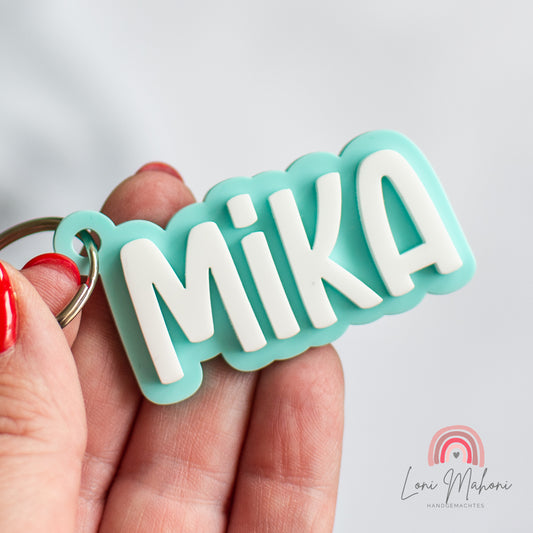 Schlüsselanhänger 3D aus Acryl, personalisiert