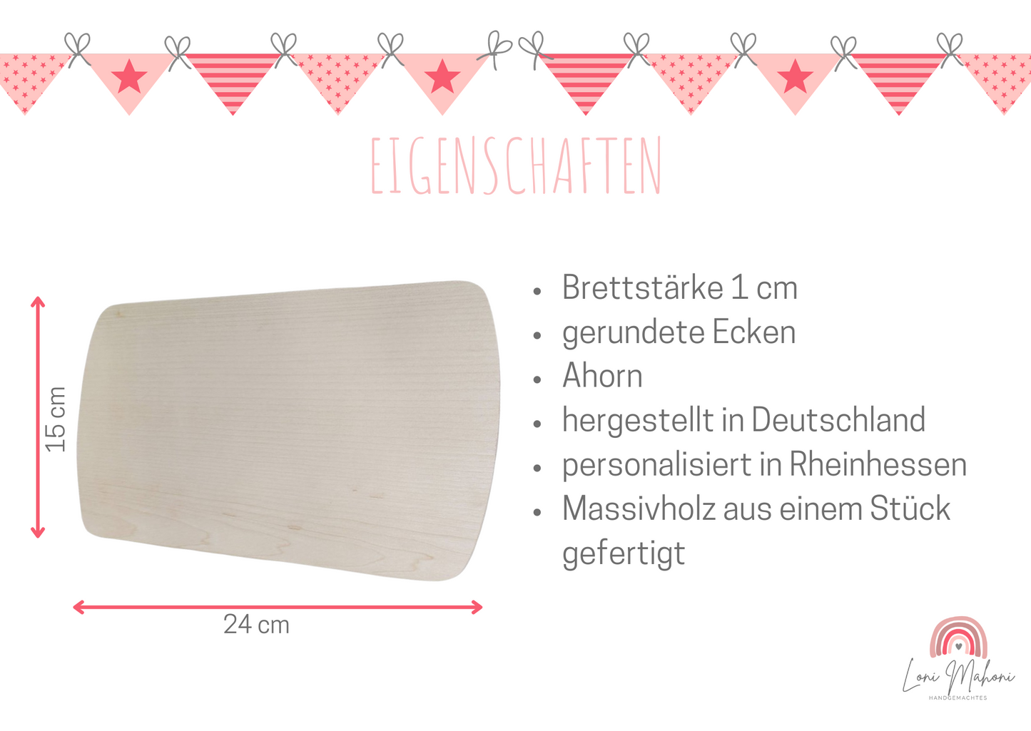 Frühstücksbrett, Motiv: Elefant