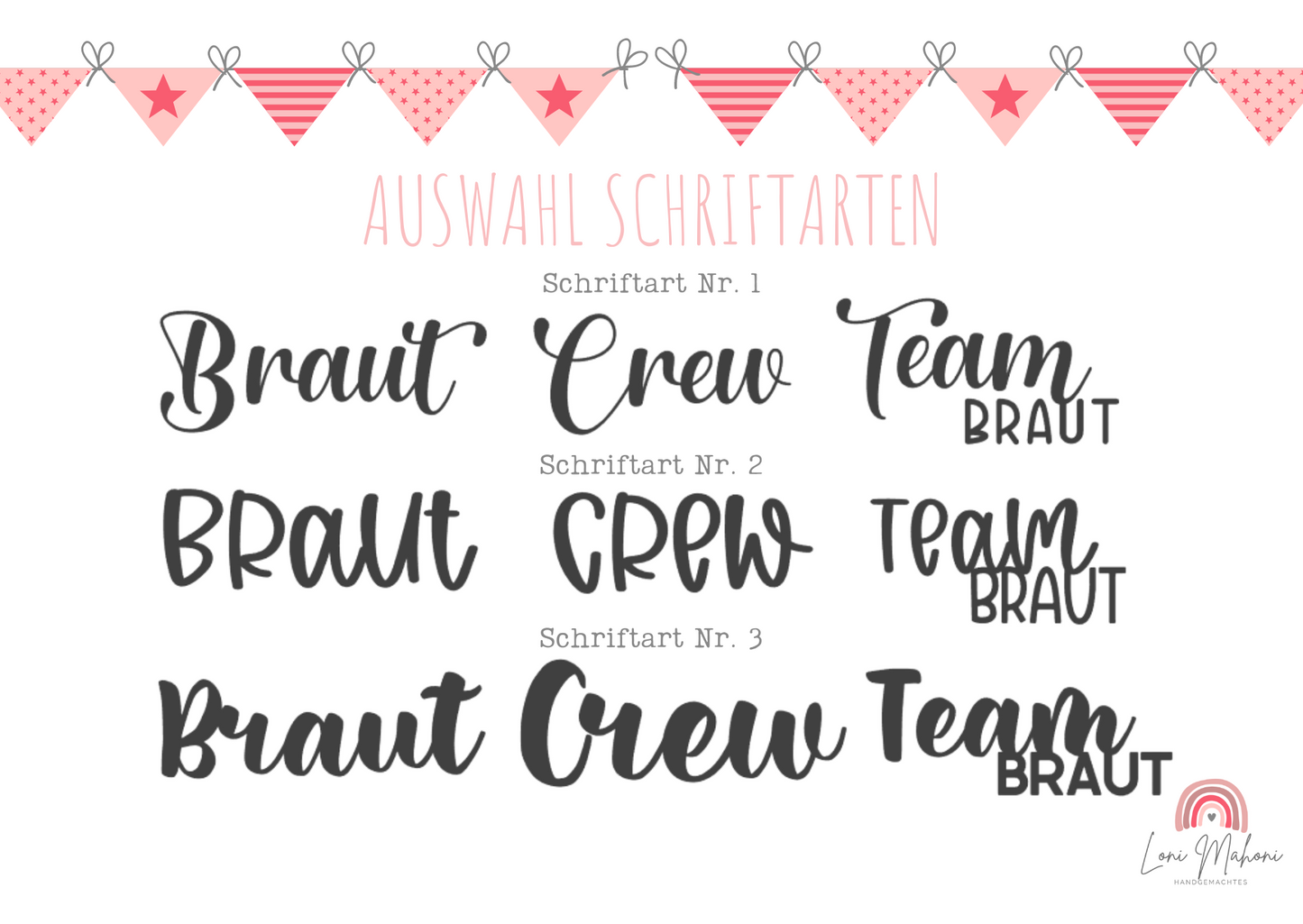 Mütze / Beanie für Junggesellinnenabschied (JGA)