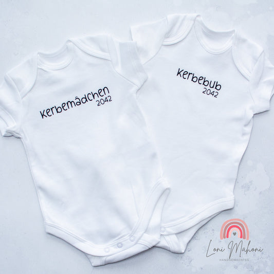 Babybody Kerbemädchen oder Kerbebub