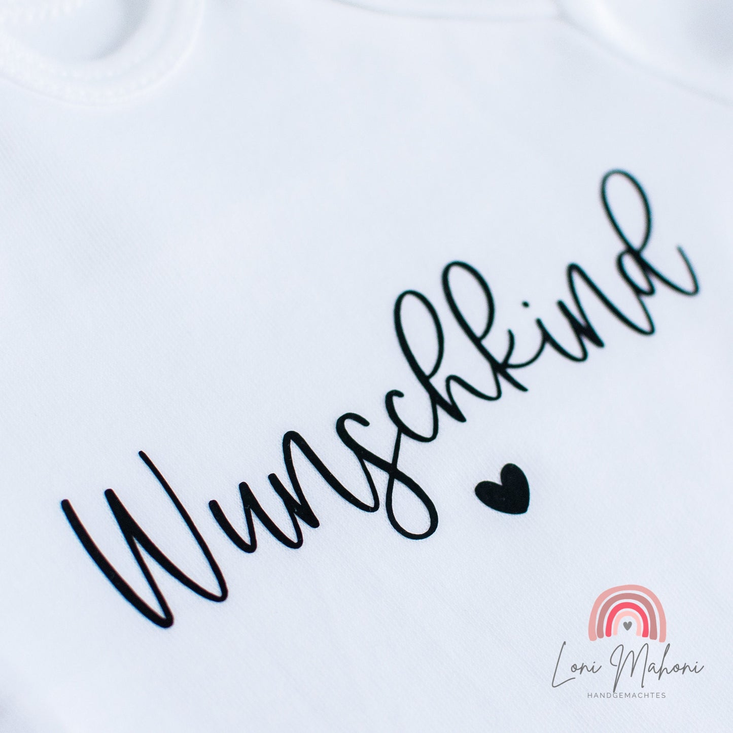 Babybody Wunschkind aus Baumwolle