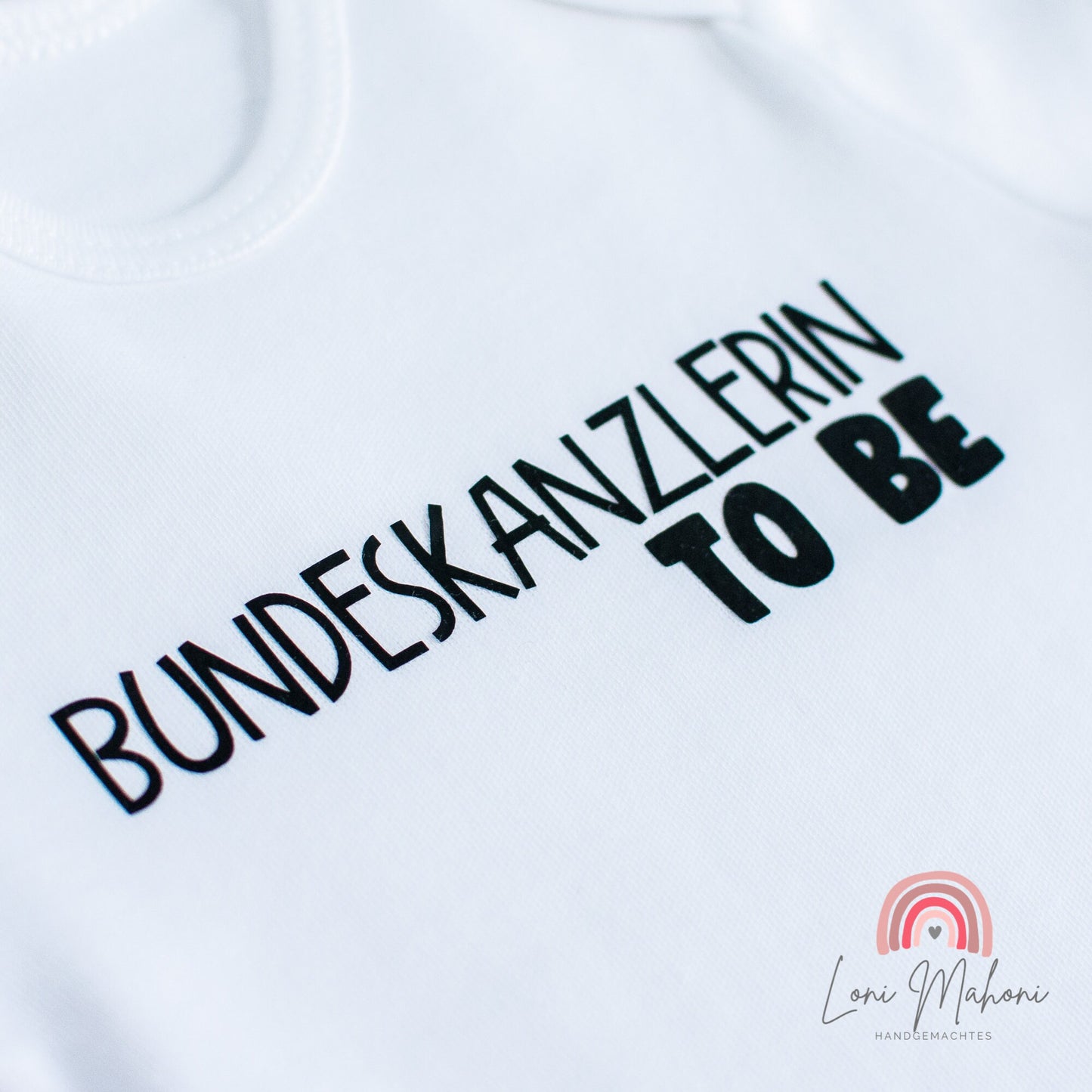 Babybody "Bundeskanzlerin to be" aus Baumwolle