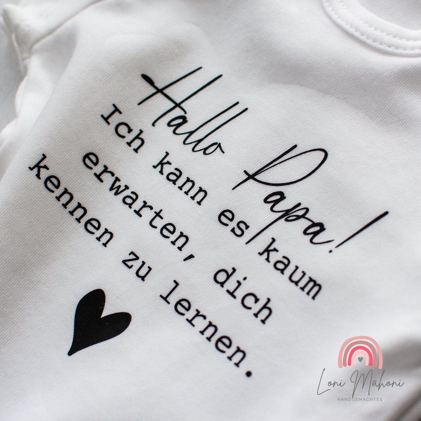 Schwangerschaft verkünden mit Babybody