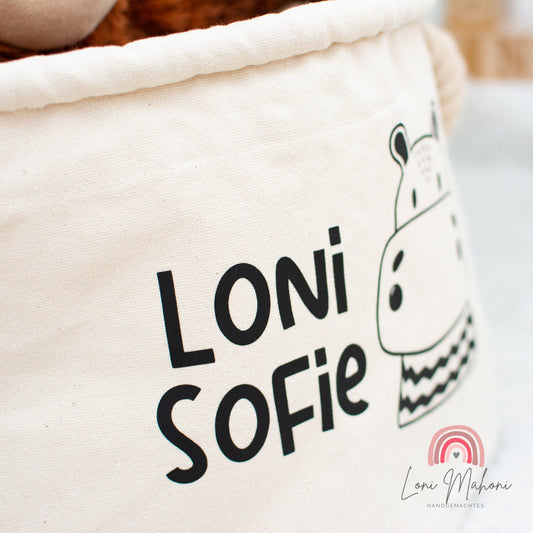 Aufbewahrungskorb Nilpferd