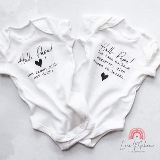 Schwangerschaft verkünden mit Babybody