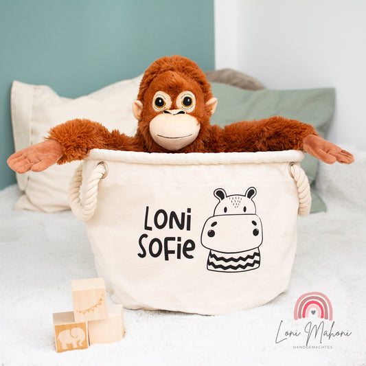 Aufbewahrungskorb Nilpferd