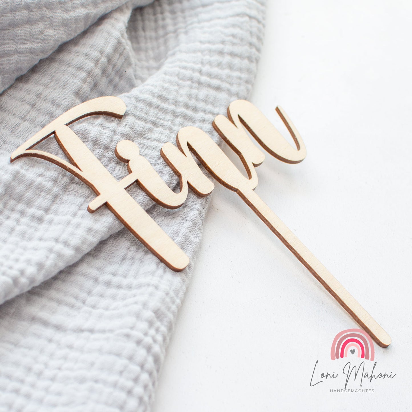 Cake Topper Einzelname