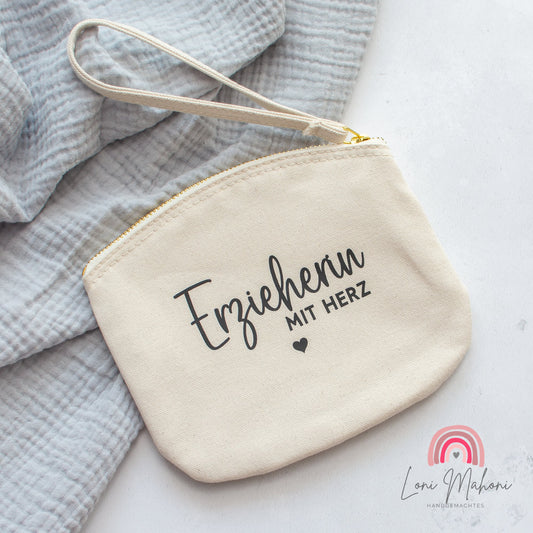 Handgelenktasche "Erzieherin mit Herz"