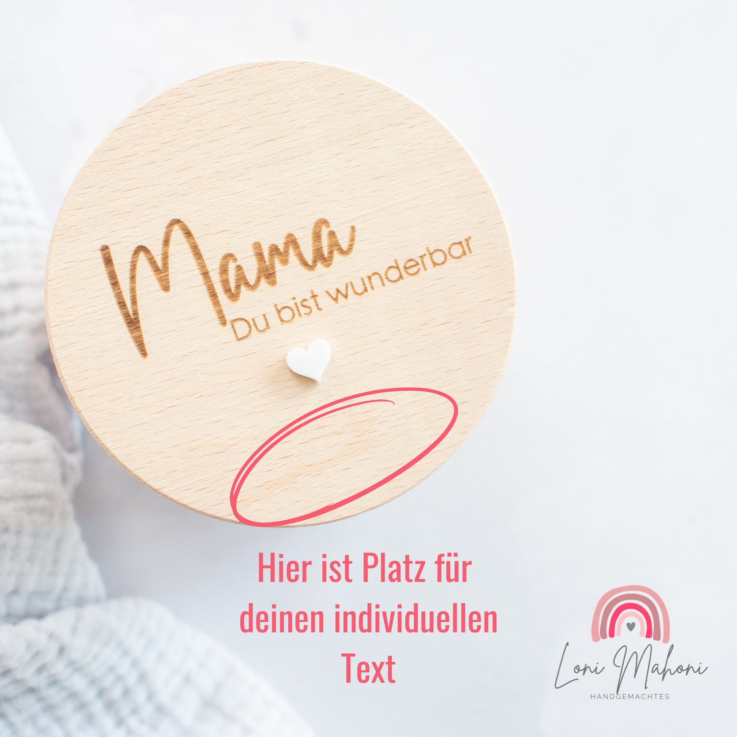 Vorratsglas als Geschenk zum Muttertag